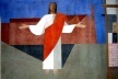 Alfredo Volpi, Cristo Operário, 1951, têmpera, 187 x 310 cm