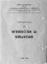 Programa do Curso de Introdução ao Urbanismo que Estrada proferia na Faculdade de Arquitetura (UBA) em 1953