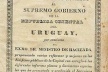 Documento de reformas e melhoras nos edifícios públicos de Montevideo