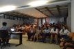 Discentes da FAU e do PPGAU durante o primeiro dia de atividades, auditório da FAU UFPA