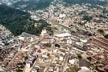 Ao fundo, bosque Pastoril, Vila Aurora e Núcleo Colonial. Em primeiro plano, Centro, Centro Novo e Páteo Ferroviário, vôo 2000