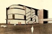 Totaltheater, Erwin Piscator e Walter Gropius. Desenho de Stefan Sebök