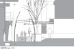 Passagem coberta em madeira: modelagem generativa por algoritmos, corte, Campus UFRN, Natal RN Brasil, 2019. Arquitetos Alessio Perticarati Dionisi, Clodoaldo Dino de Castro e Nilberto Gomes de Sousa