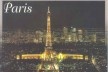 cartão postal de Paris, França