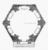 5. Planta para templo hexagonal preconizada por Serlio