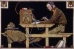 Norman Rockwell, U.S. Army Teaches a Trade (G.I. Telegrapher), óleo sobre tela, 1919. Operador de mesa de telégrafos