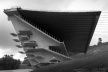 Vista lateral da arquibancada. Estádio de Futebol de Braga, arquiteto Eduardo Souto de Moura