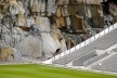 Arquibancadas junto à pedreira. Estádio de Futebol de Braga, arquiteto Eduardo Souto de Moura