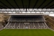 Arquibancada em meio à pedreira. Estádio de Futebol de Braga, arquiteto Eduardo Souto de Moura