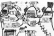 Desenho da favela, desenho de Felipe, aluno da 4ª série da Escola Municipal Francisco Alves, 1997