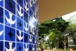 Igreja Nossa Senhora de Fátima, projeto de Oscar Niemeyer e painel de azulejos de Athos Bulcão, Brasília DF Brasil