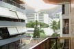 Prédio em Botafogo, Rio de Janeiro, onde o intervalo da varanda atua como filtro da casa