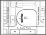 1. Agência de jornais do “Catita”; 2. Res. Hermenegildo di Láscio; 3. Res. Ávila Lins; 4. Café Moderno; 5. Carreio da Manhã; 6. Paraíba Palace Hotel; 7. Fábrica de Mosaicos; 8. Biblioteca Pública do Estado; 9. Pavilhão; 10. Praça de automóveis; 11. Coluna