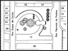 Configuração atual da Praça Vidal de Negreiros. 1 Padaria; 2 Loja; 3 King Jóia; 4 Moda K; 5 Edifício Régis; 6 Comércio variado; 7 Comércio variado; 8 Paraíba Palace Hotel; 9 Casa Pio; 10 Emmanuelle; 11 Edifício Ypiranga; 12 Edif.Nações Unidas; 13 Viaduto