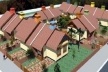 Perspectiva geral do Conjunto Habitacional