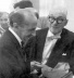 Lúcio Costa e Le Corbusier no aeroporto do Galeão, 1936