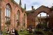 Evento na St. Luke´s Church ou Bombed Out Church, em Liverpool, Inglaterra