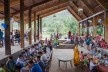 Casa Grande Atyaro Pankotsi, Río Tambo, Junín, Perú, 2019. Arquitectos Marta Maccaglia, Raúl Arancibia, Auriane Bonnault, Samanta Sinistri, Helmer Carrión, Emilio Santos Pérez, Carlos Barreda / Asociación Semillas para el Desarrollo Sostenible