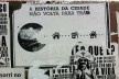 A história da cidade não volta para tráz, cartaz, São Paulo. Da série “A cidade fala”, de Abilio Guerra
