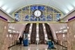 Estação de metrô Admiralteyskaya, a 102 m de profundidade, São Petersburgo, Rússia