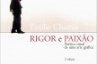 Capa do livro “Rigor e paixão”, design gráfico de Emilie Chamie