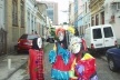 Grupo de bate-bolas no Carnaval de rua na Ladeira do João Homem - Morro da Conceição 2008