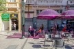 Calçadão e mobiliário urbano da rua XV de Novembro, Curitiba PR