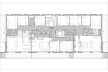 Conjunto Habitacional Fira de Barcelona – L’Hospitalet de Llobregat, planta tipo do edifício, Barcelona 2009. ONL Arquitectura