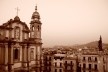Vista aérea da cidade de Palermo, Itália. Foto tirada a partir do terraço da loja de departamentos Rinascente, ago. 2010