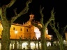 Foto noturna da Capilla de Cerralbo, Ciudad Rodrigo