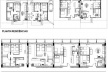 Plantas das residências e dos apartamentos