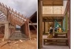 Escuela inicial y primaria Unión Alto Sanibeni, Comunidad Nativa Unión Alto Sanibeni, Pangoa, Junin, Perú, 2019. Arquitectos Marta Maccaglia, Raúl Arancibia, Giulia Perri y Susanna Olivieri / Asociación Semillas para el Desarrollo Sostenible