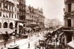 Fotografia da Avenida Central no Rio de Janeiro, aberta pelo plano de Pereira Passos no ano de 1910