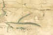 Detalhe do Mappa da Imperial Cidade de São Paulo, de Carlos Rath, 1855, mostrando as vertentes d’água das região sul, onde se encontrava o Tanque Municipal da cidade