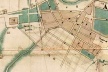 Detalhe do Mappa de Carlos Rath de 1855, com a localização do parcelamento do Campo Redondo