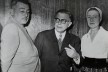 Jorge Amado, Jean-Paul Sartre e Simone de Beauvoir em Araraquara, 4 de novembro de 1960