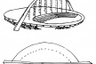 Projeto paro concurso do estádio do Maracanã, Rio de Janeiro, 1942. Arquiteto Oscar Niemeyer