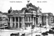 Teatro Municipal na antiga Av. Central (hoje Rio Branco), cartão postal