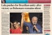 Manchetes de jornais brasileiros e estrangeiros no dia 2 de janeiro de 2023 destacam a posse de Lula ocorrida no dia anterior