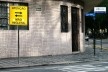 Placas de sinalização, próximas ao Passeio Público