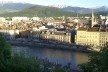 Grenoble vista na descida da Bastilha, primeira foto tirada na cidade