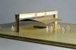 Renovação urbana da \"Praça do Patriarca\", São Paulo, SP, Brasil, projeto realizado, 1992-2002. Maquete. Cartolina, balsa e acrílico, 15x80x55 cm