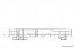 Museu Nacional dos Coches, corte longitudinal do pavilhão principal, Lisboa. Arquiteto Paulo Mendes da Rocha, MMBB arquitetos e Bak Gordon arquitetos