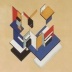 Projeto Contra-Construção, Axonométrica, 1923. Theo van Doesburg e Cornelis Van Eesteren