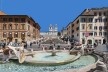 Piazza di Spagna e Fontana della Barcaccia, Roma, Itália