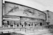 Teatro Cultura Artística, perspectiva da fachada, São Paulo, 1949. Arquiteto Rino Levi