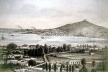 Detalhe de: Montevideo. Vista tomada del natural desde el campanario de la Iglesia del Reducto. 1884. A. Godel. Litografía. 48,7 x 71 cm. Museu Histórico Municipal