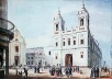 Átrio da Igreja de São Francisco segundo a litografia de Carlos Enrique Pellegrini, 1841