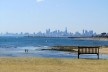 Skyline de Melbourne, visto de Brighton