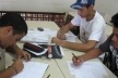 Acadêmicos elaborando seus diagramas